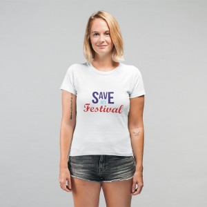 T-shirt Save my Festival -...